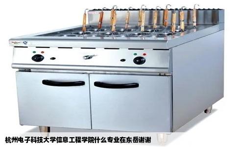 杭州电子科技大学信息工程学院什么专业在东岳谢谢