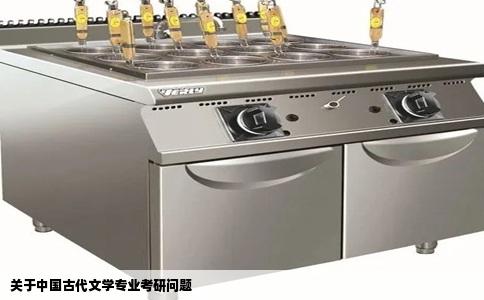 关于中国古代文学专业考研问题