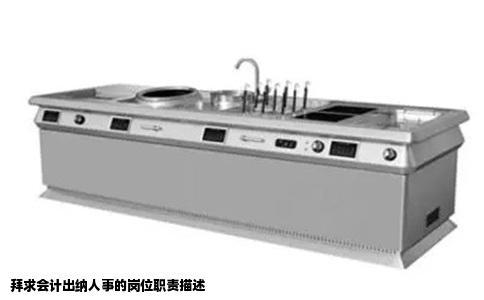 拜求会计出纳人事的岗位职责描述