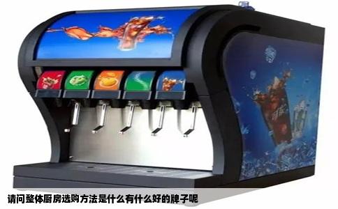 请问整体厨房选购方法是什么有什么好的牌子呢