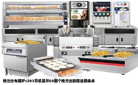 格兰仕电磁炉c203开机显示E0那个地方出故障说具体点