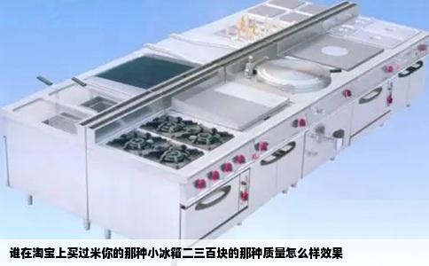 谁在淘宝上买过米你的那种小冰箱二三百块的那种质量怎么样效果