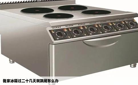 我家冰箱过二十几天就跳闸怎么办