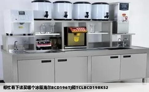 帮忙看下该买哪个冰箱海尔BCD196TJ和TCLBCD198K52