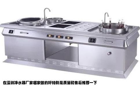 在深圳净水器厂家哪家做的好特别是质量和售后推荐一下