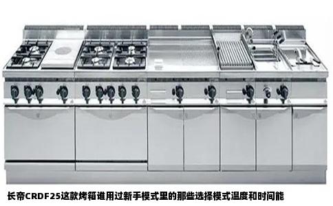 长帝CRDF25这款烤箱谁用过新手模式里的那些选择模式温度和时间能