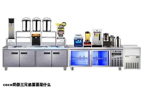 coco奶茶三兄弟里面是什么