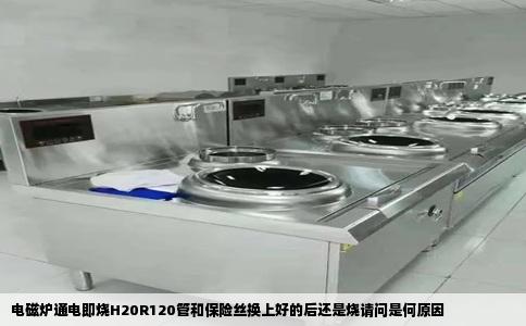 电磁炉通电即烧H20R120管和保险丝换上好的后还是烧请问是何原因