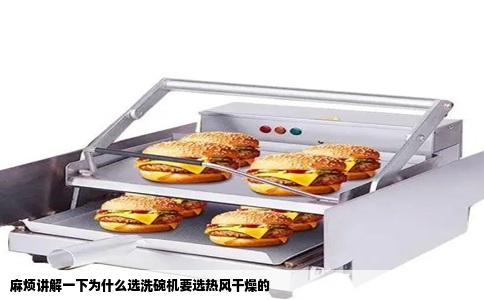 麻烦讲解一下为什么选洗碗机要选热风干燥的