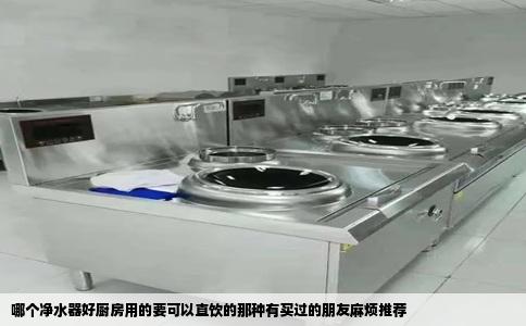 哪个净水器好厨房用的要可以直饮的那种有买过的朋友麻烦推荐