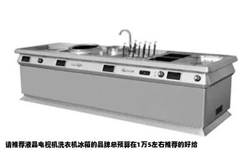 请推荐液晶电视机洗衣机冰箱的品牌总预算在1万5左右推荐的好给