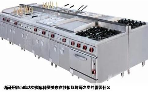 请问开家小吃店类似麻辣烫关东煮铁板烧烤等之类的需要什么