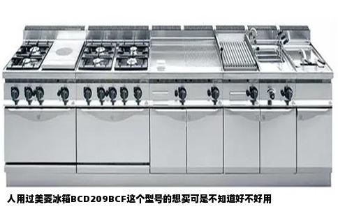人用过美菱冰箱BCD209BCF这个型号的想买可是不知道好不好用
