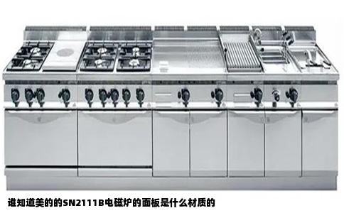 谁知道美的的SN2111B电磁炉的面板是什么材质的