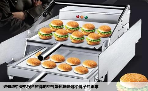 谁知道中央电视台推荐的空气净化器是哪个牌子的跪求