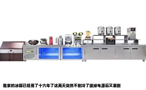 我家的冰箱已经用了十六年了这两天突然不制冷了拔掉电源后又重新