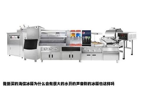 我新买的海信冰箱为什么会有很大的水开的声音别的冰箱也这样吗