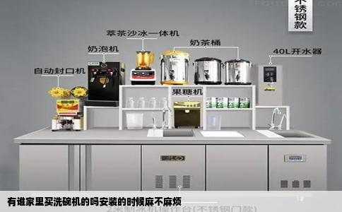 有谁家里买洗碗机的吗安装的时候麻不麻烦