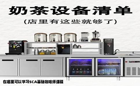 在哪里可以学习SCA基础咖啡师课程
